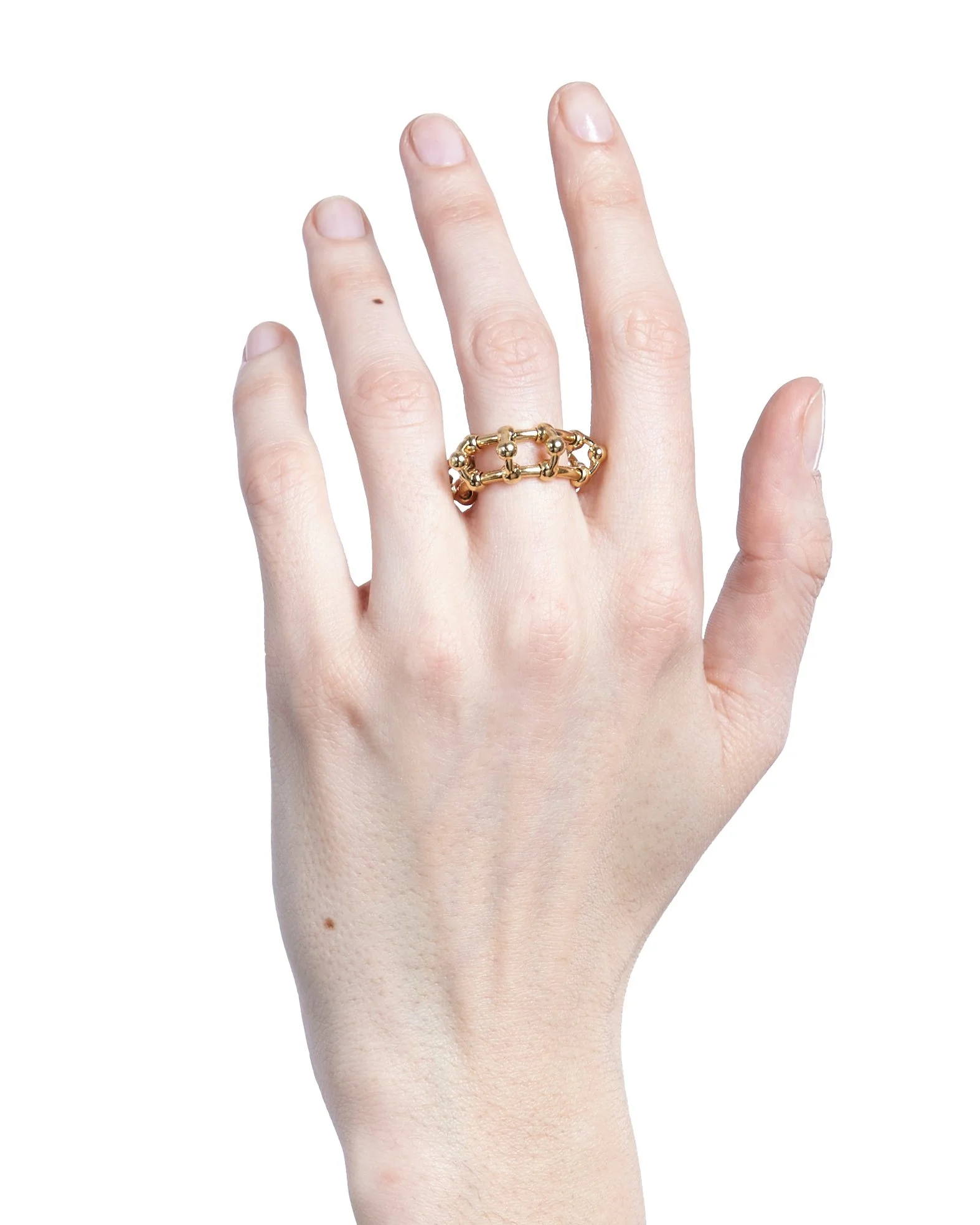 Chromo 2 XS Ring Gold — Lorette Colé Duprat